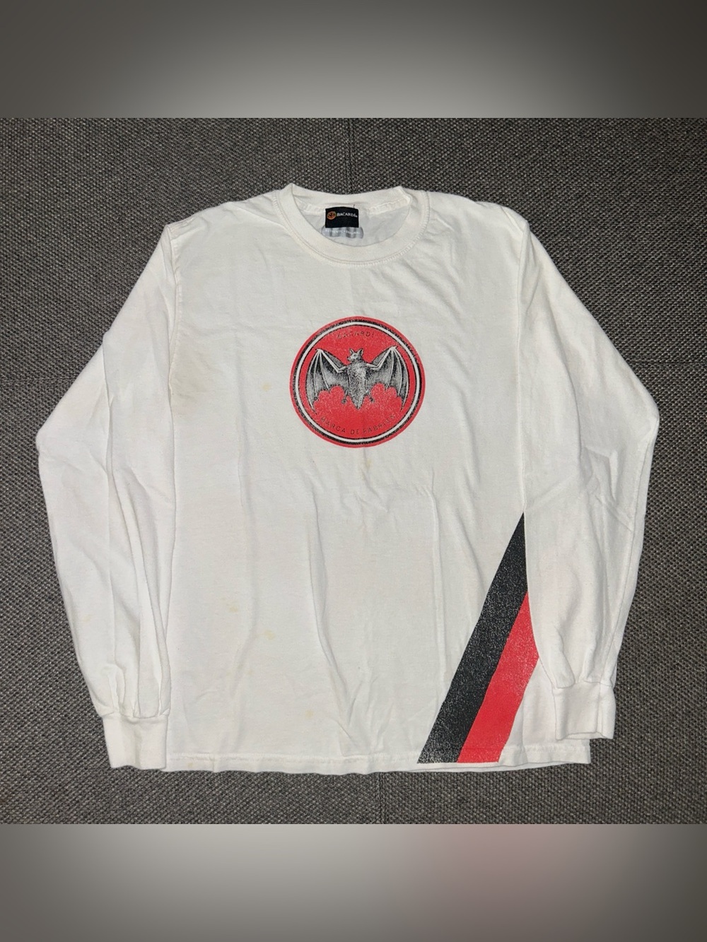 Rare Y2K Bacardi Liquor Long Sleeve Promo Tee